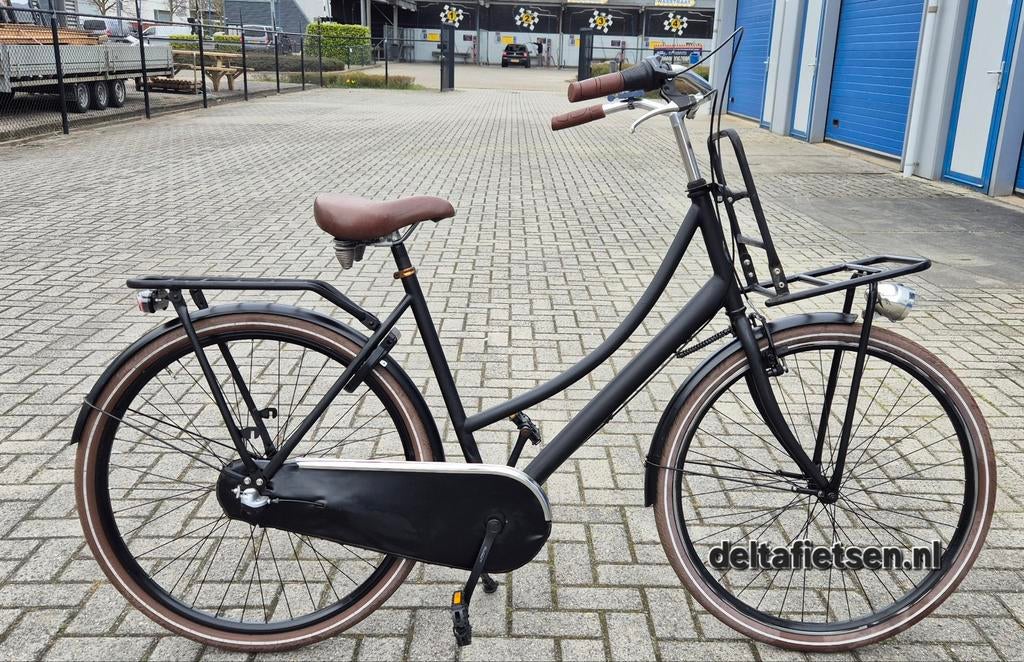 Transportfiets Damesfiets €125,-, Fietsen en Brommers, Fietsen | Dames | Omafietsen, Gebruikt, 53 tot 56 cm, Versnellingen, Ophalen