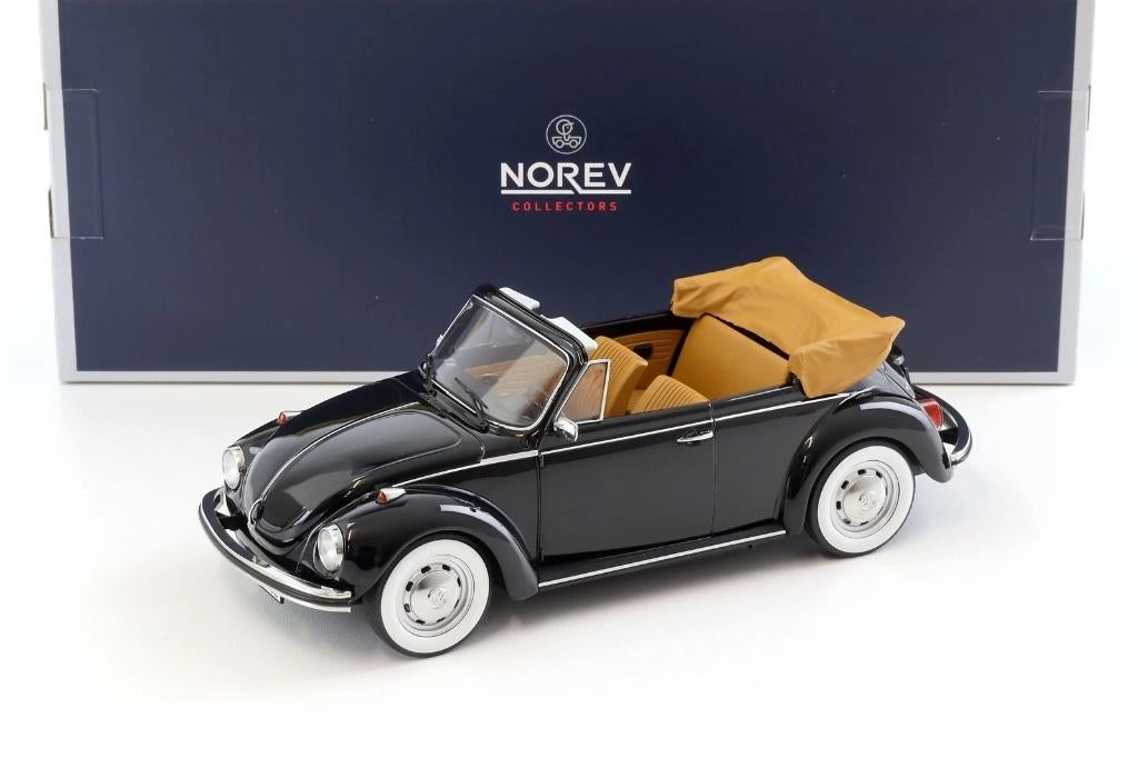 Volkswagen Kever 1303 Cabriolet - 1:18 - Norev, 70-72 avenue de Bohlen 69120 Vaulx-en-Velin, Auto, Norev, Ophalen of Verzenden