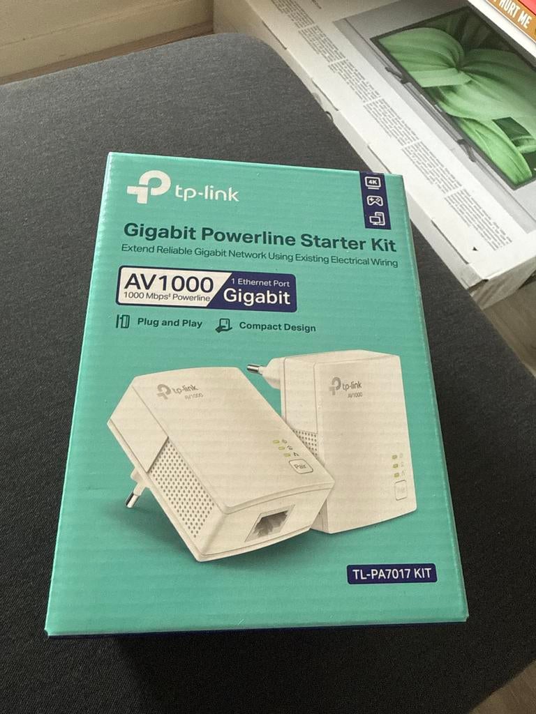 TP-Link AV1000 Gigabit Powerline Starter Kit, Computers en Software, Powerlines, Nieuw, Ophalen of Verzenden