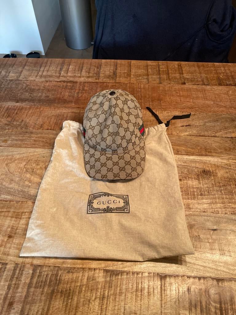 Originele Gucci pet, Kleding | Dames, Hoeden en Petten, Ophalen of Verzenden, Gedragen, One size fits all, Pet