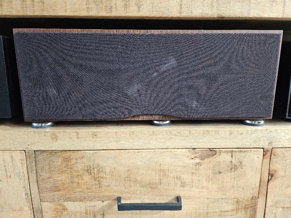 Bowers & Wilkins (B&W) CM center midden speaker Wenge, Audio, Tv en Foto, Luidsprekers, Ophalen of Verzenden, Zo goed als nieuw