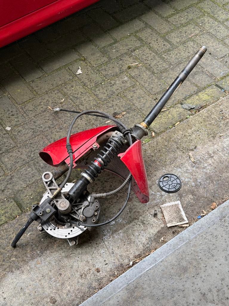 Piaggio Skipper SKR voorvork met velgen, Piaggio, Gebruikt, Piaggio, .