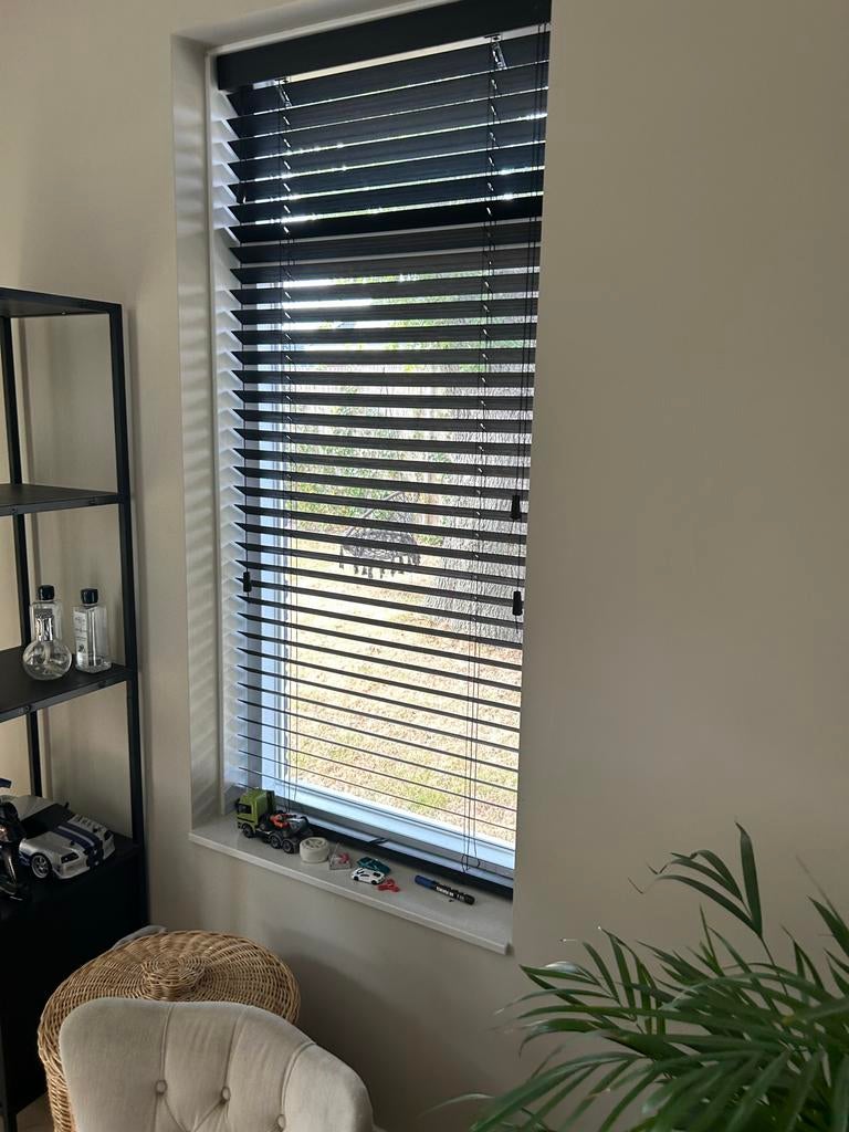 Luxaflex Bamboe Houten Jaloezieën 180x86cm, Gebruikt, Bruin, 150 tot 200 cm, 50 tot 100 cm