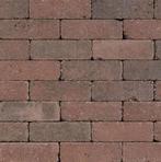 Restpartij getrommelde dikformaat klinkers Groningerbruin, Niet ingevuld, Nieuw, Ophalen of Verzenden, 10 m² of meer