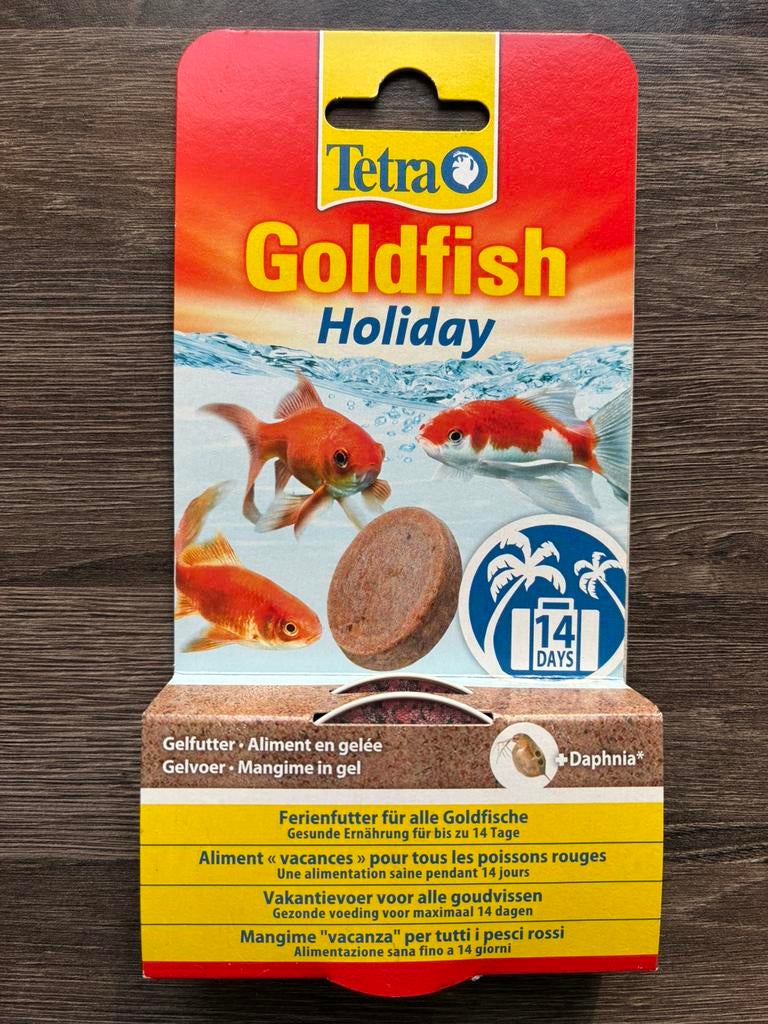 Tetra goldfish holiday, Ophalen of Verzenden
