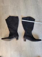 Zwarte suède laarzen maat 41, Ophalen of Verzenden, Gedragen, Zwart, Hoge laarzen