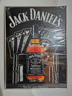 # Jack Daniel's Poster in lijst 60 x 80 Leuk voor je mancave, Ophalen, Gebruikt, Reclamebord