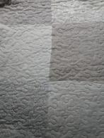 Sprei / doorgestikte deken 170x220 ecru/beige/grijs, Overige maten, Beige, Ophalen of Verzenden, Deken of Dekbed