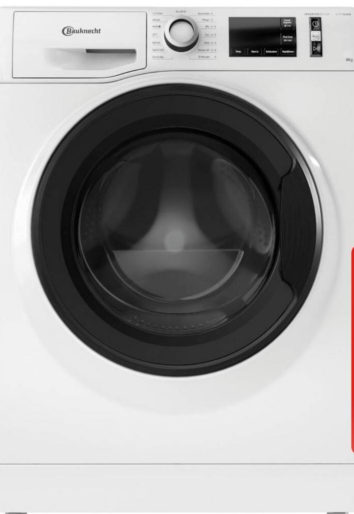 Bauknecht wasmachine nieuw 8 kilo, Witgoed en Apparatuur, Wasmachines, Nieuw, Voorlader, 8 tot 10 kg, Minder dan 85 cm, 1200 tot 1600 toeren