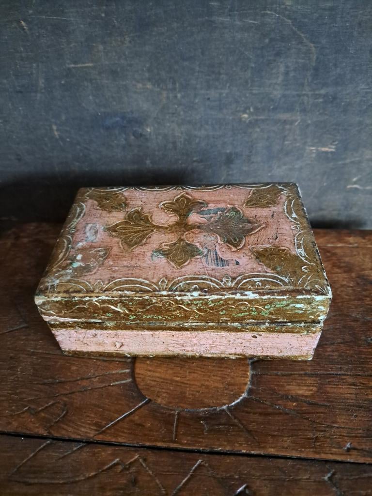 Vintage sieraden kistje, Gebruikt, Ophalen of Verzenden, X, X