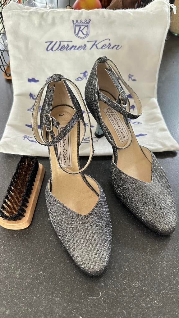 Dansschoenen maat 38 voor salsa, tango etc - Werner Kern, Ophalen of Verzenden, Zo goed als nieuw, Schoenen