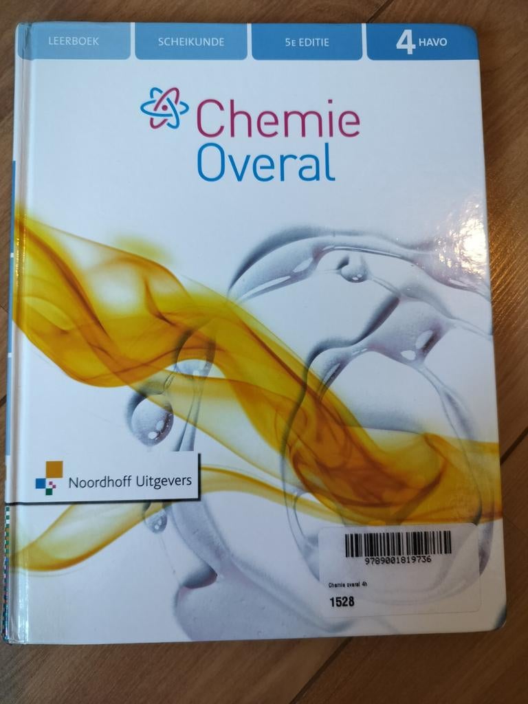 Chemie Overal 5e ed havo 4 leerboek en uitwerkingen, Ophalen of Verzenden, Zo goed als nieuw, Overige niveaus, Nederlands