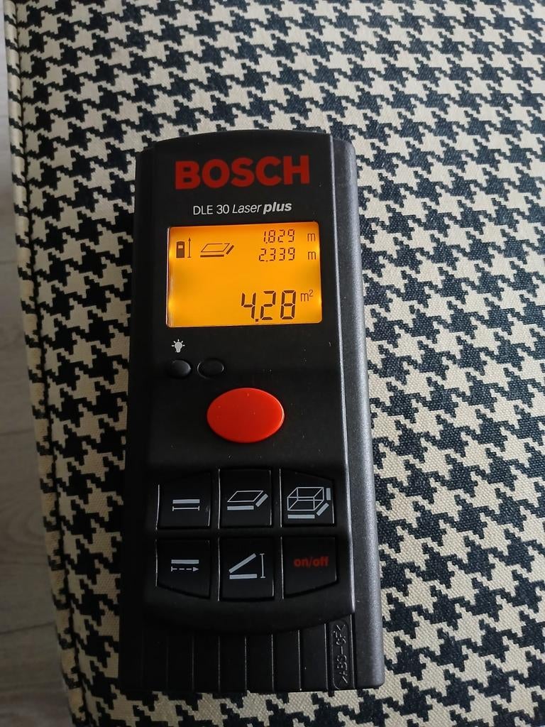 Bosch Laser DLE30 laser +, Ophalen of Verzenden, Zo goed als nieuw, Afstand