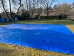 Waterdicht zeil 10 x 12 meter, met ringen rondom., Ophalen, Zo goed als nieuw, 15 m² of meer, Zeil