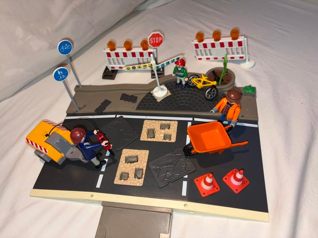 Playmobil 4047 wegenbouwset, Kinderen en Baby's, Speelgoed | Playmobil, Ophalen of Verzenden