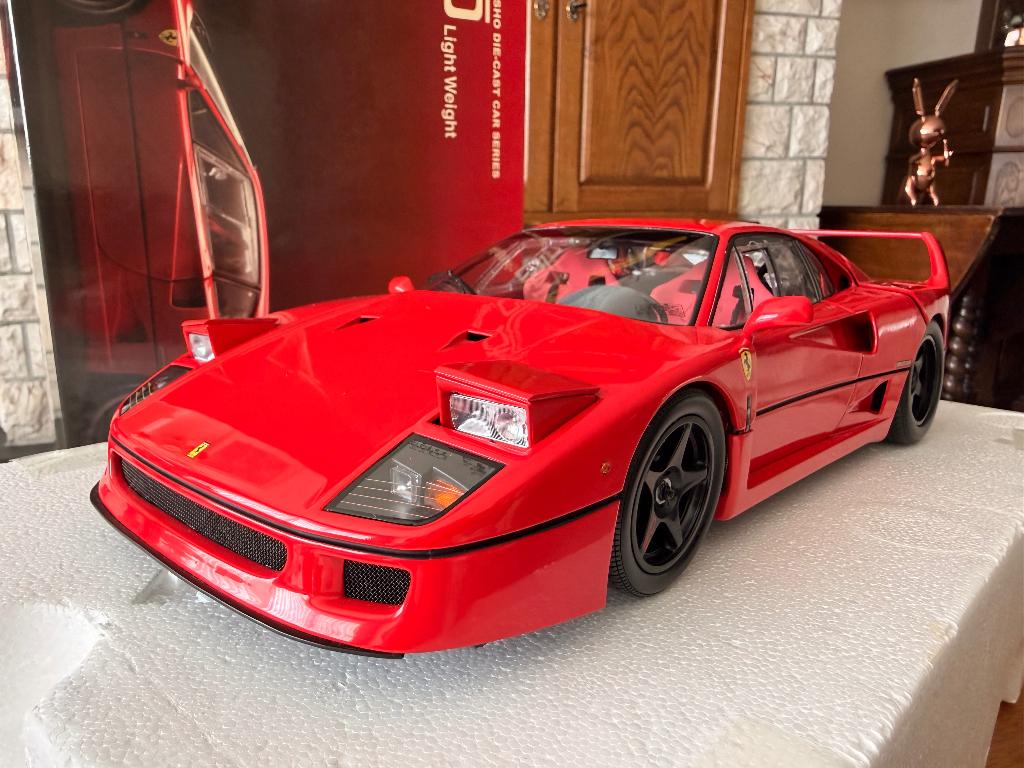 Kyosho Ferrari F40 LightWeight 1:12, Ophalen of Verzenden, Zo goed als nieuw, Auto