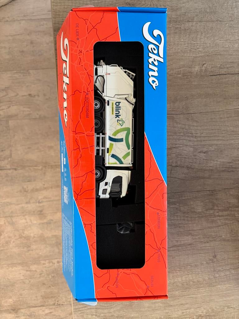 Tekno achterlader blink afval, Ophalen, Nieuw, Bus of Vrachtwagen, Tekno