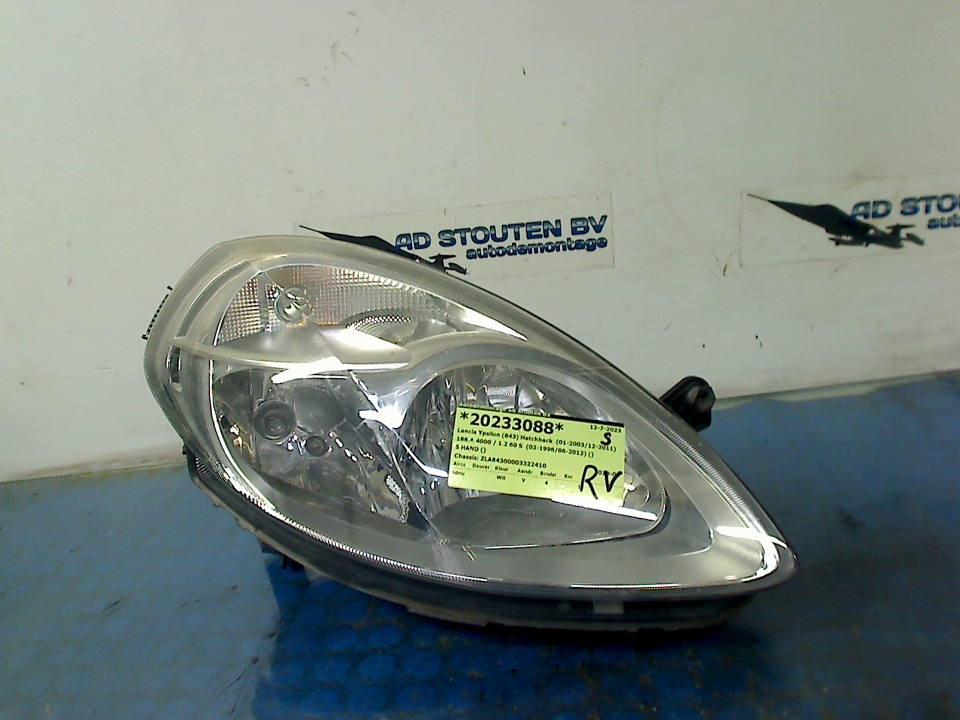 Koplamp Rechts Lancia Ypsilon (843) (2003-10/2011-12), Auto-onderdelen, Verlichting, Gebruikt, Lancia Automobiles - Stellantis Europe S.p.A
