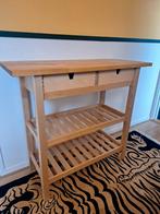 Ikea Forhoja 100x43 berken, Ophalen, Gebruikt, 25 tot 50 cm, Rechthoekig