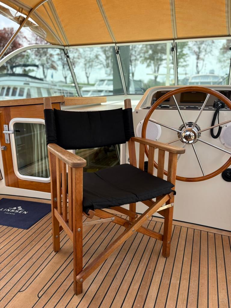 ARC REGISSEURSSTOEL origineel Linssen Yachts, Ophalen of Verzenden, Gebruikt