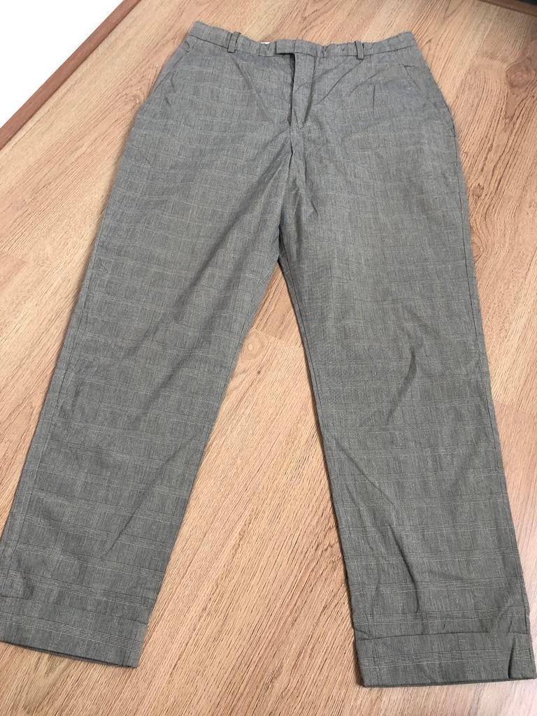 Isabel marant etoile grijze ruitjes broek katoen 38 katoen, Ophalen of Verzenden, Zo goed als nieuw, X, Maat 38/40 (M)