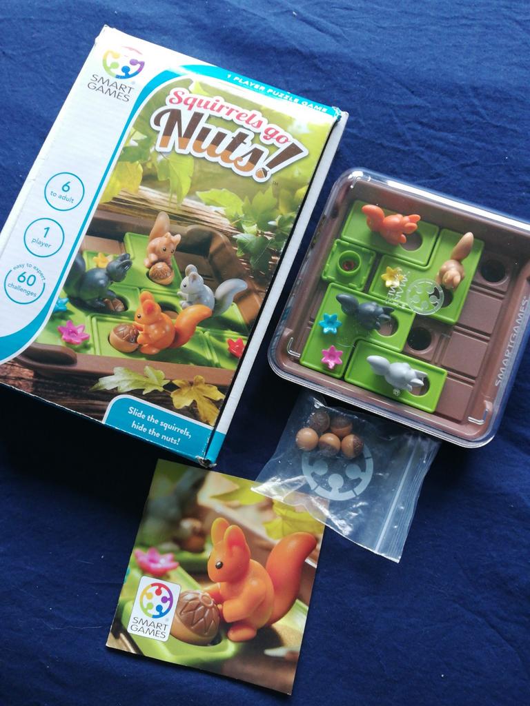 Squirrels go nuts, smart games iq raadsels, Ophalen of Verzenden, Minder dan 500 stukjes, Zo goed als nieuw, Rubik's of 3D-puzzel