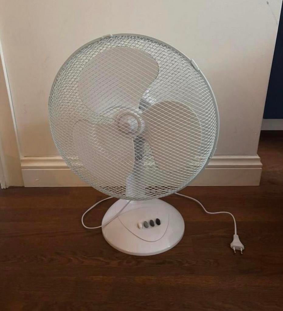 Inventum Tafelventilator, witte ventilor, nieuw drie standen, Ophalen of Verzenden, Nieuw, Tafelventilator
