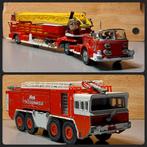 Vintage brandweerwagens modelauto's - 2 stuks, Overige merken, Gebruikt, 1:50 of kleiner, Ophalen of Verzenden
