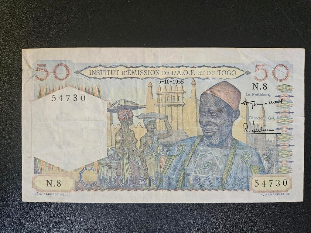Frans West Afrika (met Togo) pick 45 rare, Postzegels en Munten, Bankbiljetten | Afrika, Ophalen of Verzenden, Overige landen