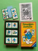 Smurfen Domino - Ravensburger Pocket Spel 1983 peyo spel, Ophalen of Verzenden, Zo goed als nieuw, Verschillende Smurfen, Overige typen