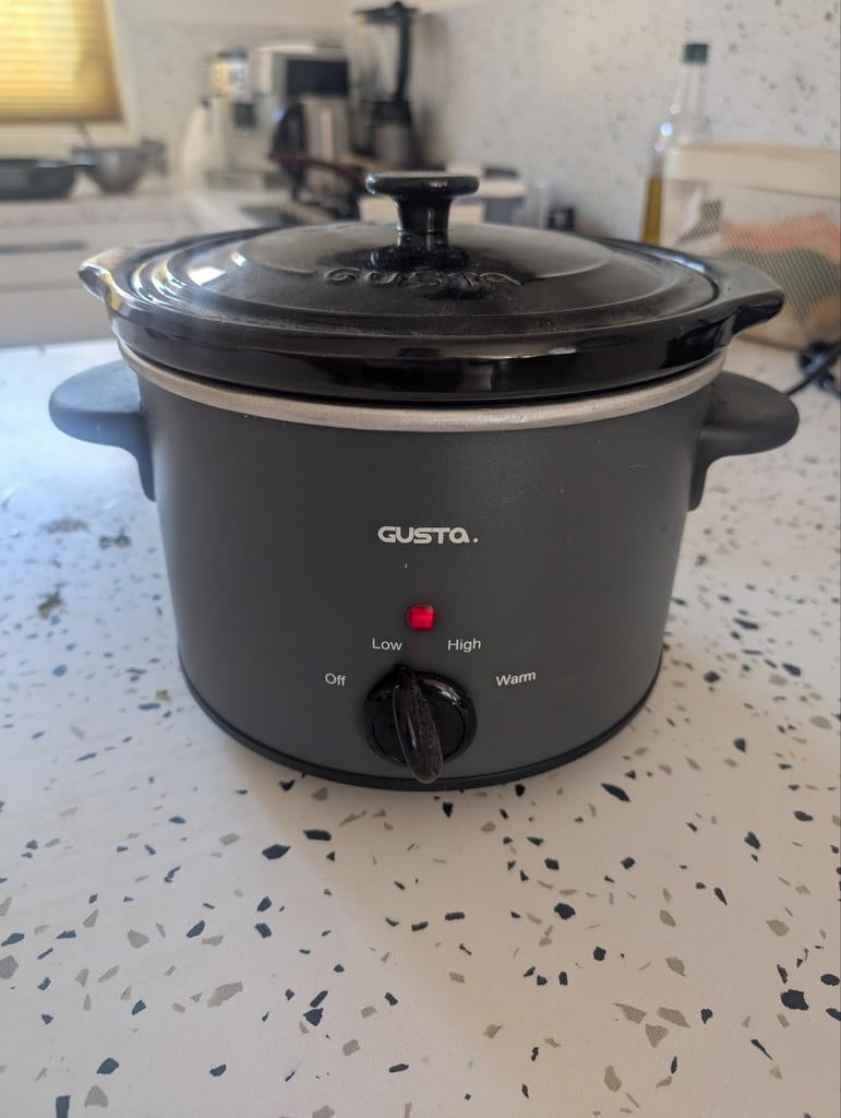 Gusto Slow Cooker - Compact en Handig, Ophalen