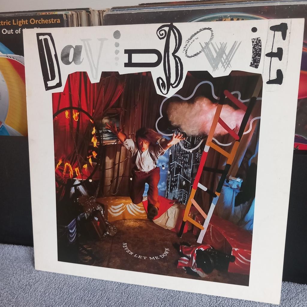 Lp david bowie never let me down, Ophalen of Verzenden