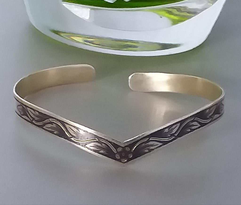 Geërfd. Oude luxe Armband., Sieraden, Tassen en Uiterlijk, Armbanden, Zilver, Zilver, Ophalen of Verzenden