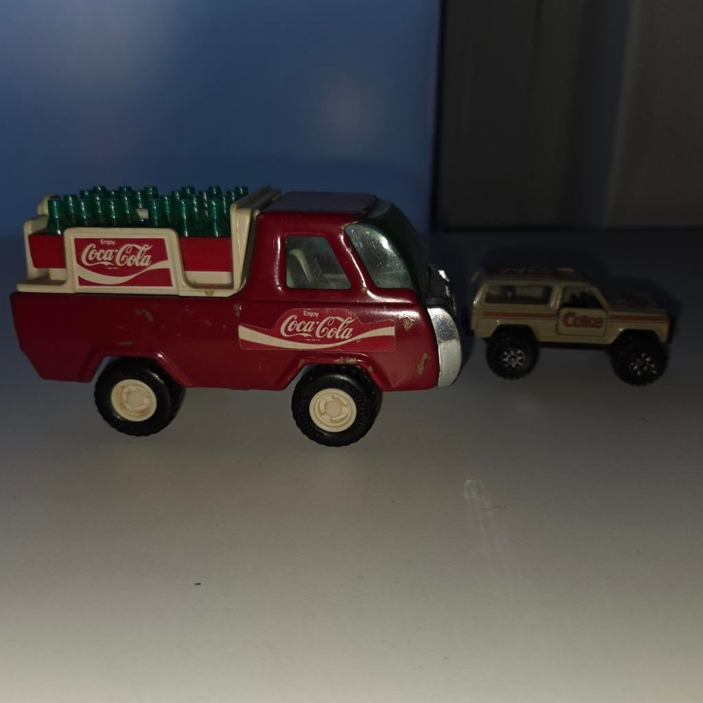 Coca-Cola Modelauto's: Vrachtwagen en Jeep, Overige merken, Gebruikt, 1:50 of kleiner, Ophalen of Verzenden