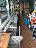 Zgan 7-meter ZWARTE vlaggenmast, koord in mast, kantelbaar, Diversen, Vlaggen en Wimpels, Ophalen, Zo goed als nieuw