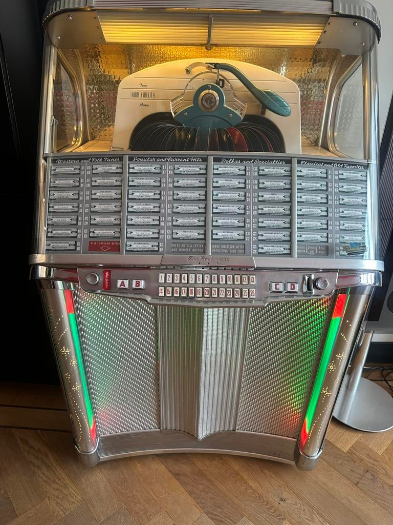 Wurlitzer 1900 gerestaureerd, Verzamelen, Automaten | Jukeboxen, Ophalen, Zo goed als nieuw, Wurlitzer
