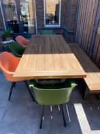 Hartman Sophie Studio tuinstoelen - 2 roze, 3 groene, Tuin en Terras, Tuinstoelen, Ophalen, Zo goed als nieuw, Kunststof