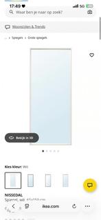 Ikea NISSEDAL spiegel, Huis en Inrichting, Woonaccessoires | Spiegels, Ophalen, 100 tot 150 cm, Zo goed als nieuw, Rechthoekig