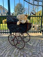 Antieke poppenwagen met pop en teddybeer, Ophalen, Gebruikt, Overige merken