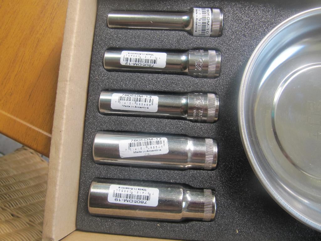 nieuwe set lange doppen 8cm 12 kantig merk bahco, Ophalen, Nieuw