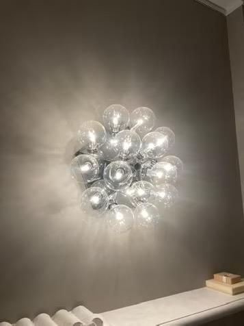 Flos vintage designlamp, Ophalen, Gebruikt, Glas, Design