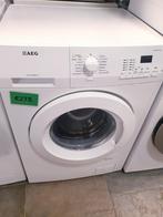 wasmachine AEG 7KG️️️️️️️✅️ ️️Lavamat A++ INC GARANTIE, Ophalen, Zo goed als nieuw, Voorlader, 85 tot 90 cm