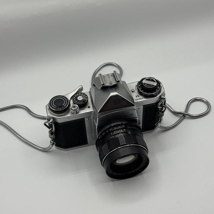 Asahi Pentax SV analoge Camera + Super Takumar 55mm f/1.8, Audio, Tv en Foto, Fotocamera's Analoog, Zo goed als nieuw, Spiegelreflex