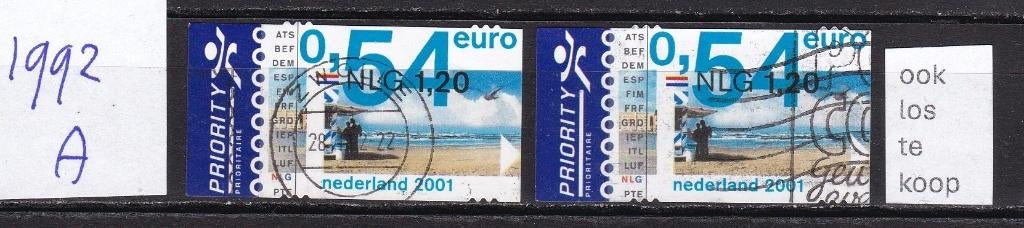 0501) Nederland 1992 Eurozegels 2001, Postzegels en Munten, Postzegels | Nederland, Ophalen of Verzenden
