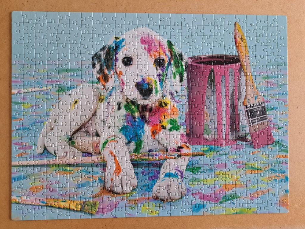 Puzzel 500 stukjes thema jonge dalmatier, Ophalen of Verzenden, 500 t/m 1500 stukjes