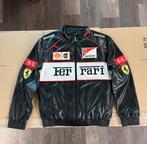 Ferrari Racing Jas (Maat L) Leder Look zwart, Ophalen of Verzenden, Zo goed als nieuw, Maat 52/54 (L), Zwart