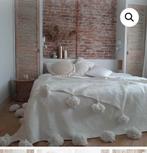 Witte handgeweven sprei van Benio, Huis en Inrichting, Slaapkamer | Beddengoed, Wit, Overige typen, Ophalen of Verzenden, Nieuw