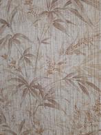 10373 Origineel vintage jutelook behang met takjes swiet, Ophalen of Verzenden, Minder dan 10 m², Wit