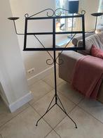 Mooie muziekstandaard met kaarshouders, Ophalen of Verzenden, Gebruikt, Muziekstandaard, Overige instrumenten