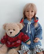 Kunstenaarspop Simone van Sieglinde Frieske. Schildpad pop, Ophalen, Zo goed als nieuw, Pop